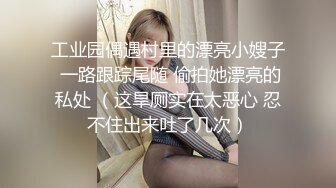 工业园偶遇村里的漂亮小嫂子 一路跟踪尾随 偷拍她漂亮的私处 （这旱厕实在太恶心 忍不住出来吐了几次）