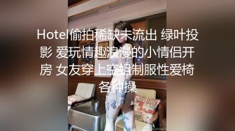 Hotel偷拍稀缺未流出 绿叶投影 爱玩情趣浪漫的小情侣开房 女友穿上空姐制服性爱椅各种操