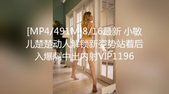 [MP4/491M]8/16最新 小敏儿楚楚动人解锁新姿势站着后入爆刺中出内射VIP1196