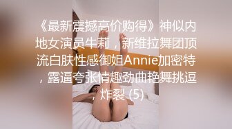 《最新震撼高价购得》神似内地女演员牛莉，新维拉舞团顶流白肤性感御姐Annie加密特，露逼夸张情趣劲曲艳舞挑逗，炸裂 (5)