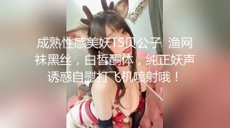 成熟性感美妖TS贝公子  渔网袜黑丝，白皙酮体，纯正妖声诱惑自慰打飞机喷射哦！