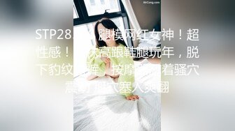 STP28506 腿模网红女神！超性感！网袜高跟鞋腿玩年，脱下豹纹内裤，按摩器怼着骚穴震动 掰穴塞入爽翻