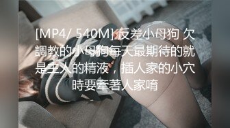 [MP4/ 540M] 反差小母狗 欠調教的小母狗每天最期待的就是主人的精液，插人家的小穴時要牽著人家唷